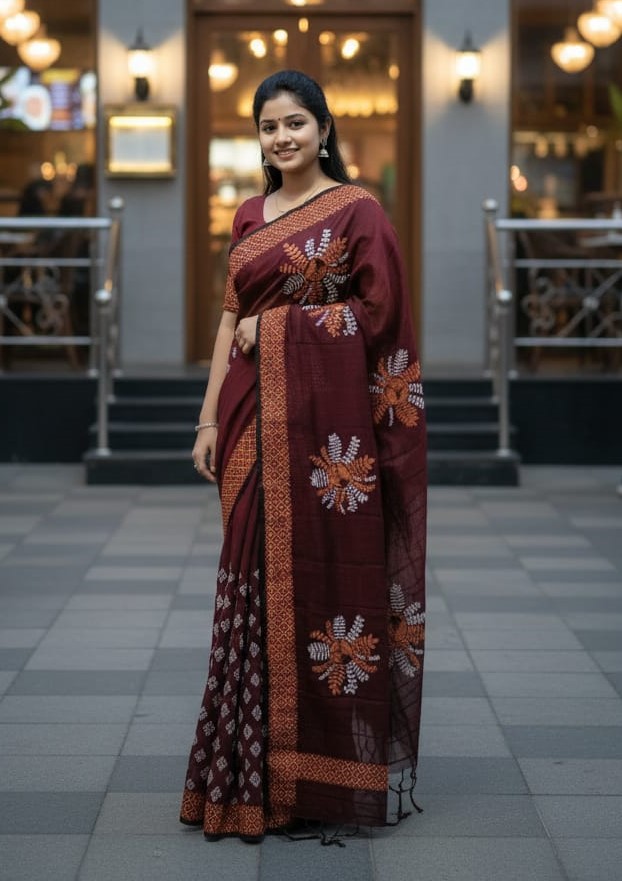 Half Silk Sharee