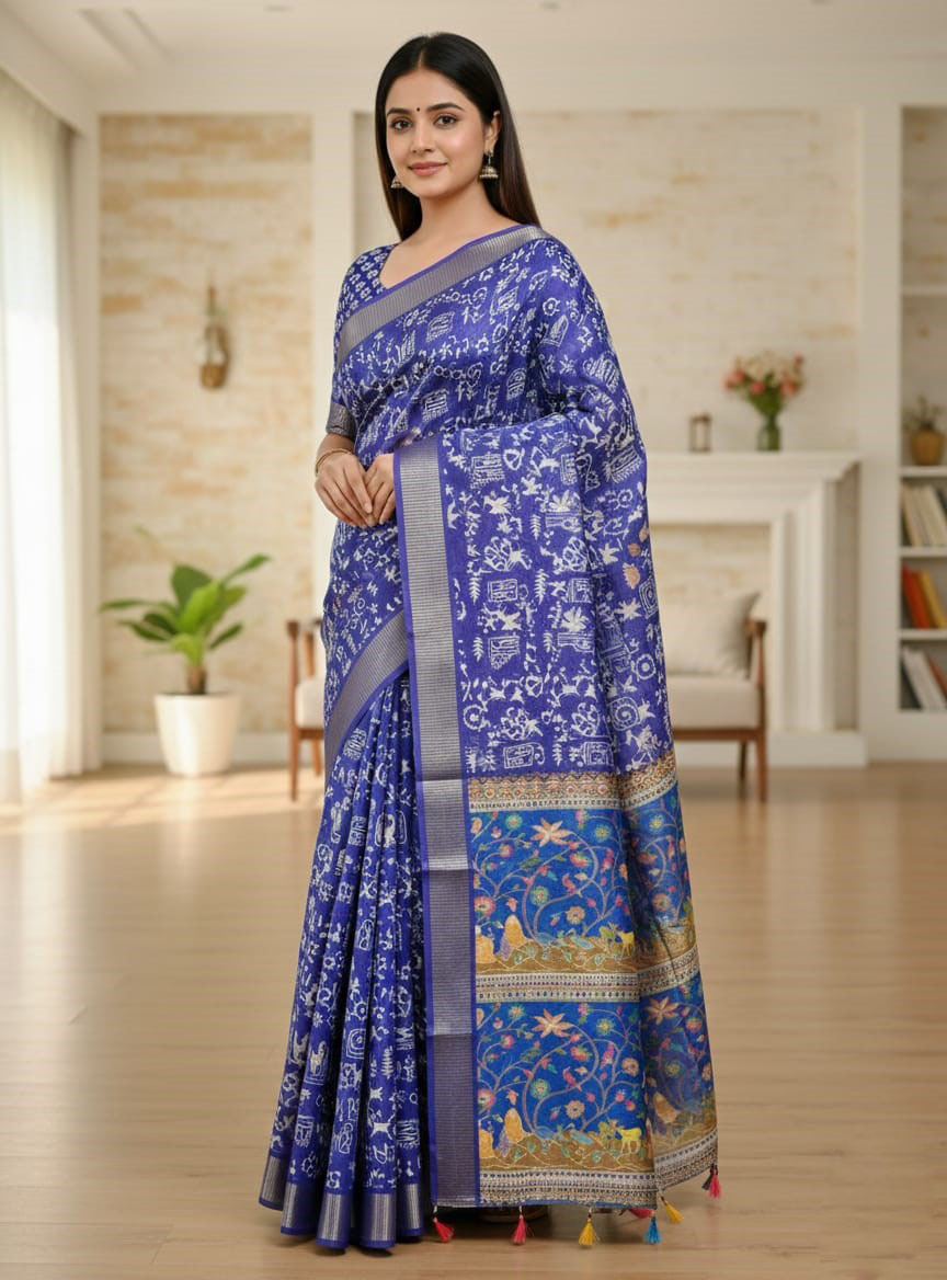 Kaftan Silk Sharee ছবি 4