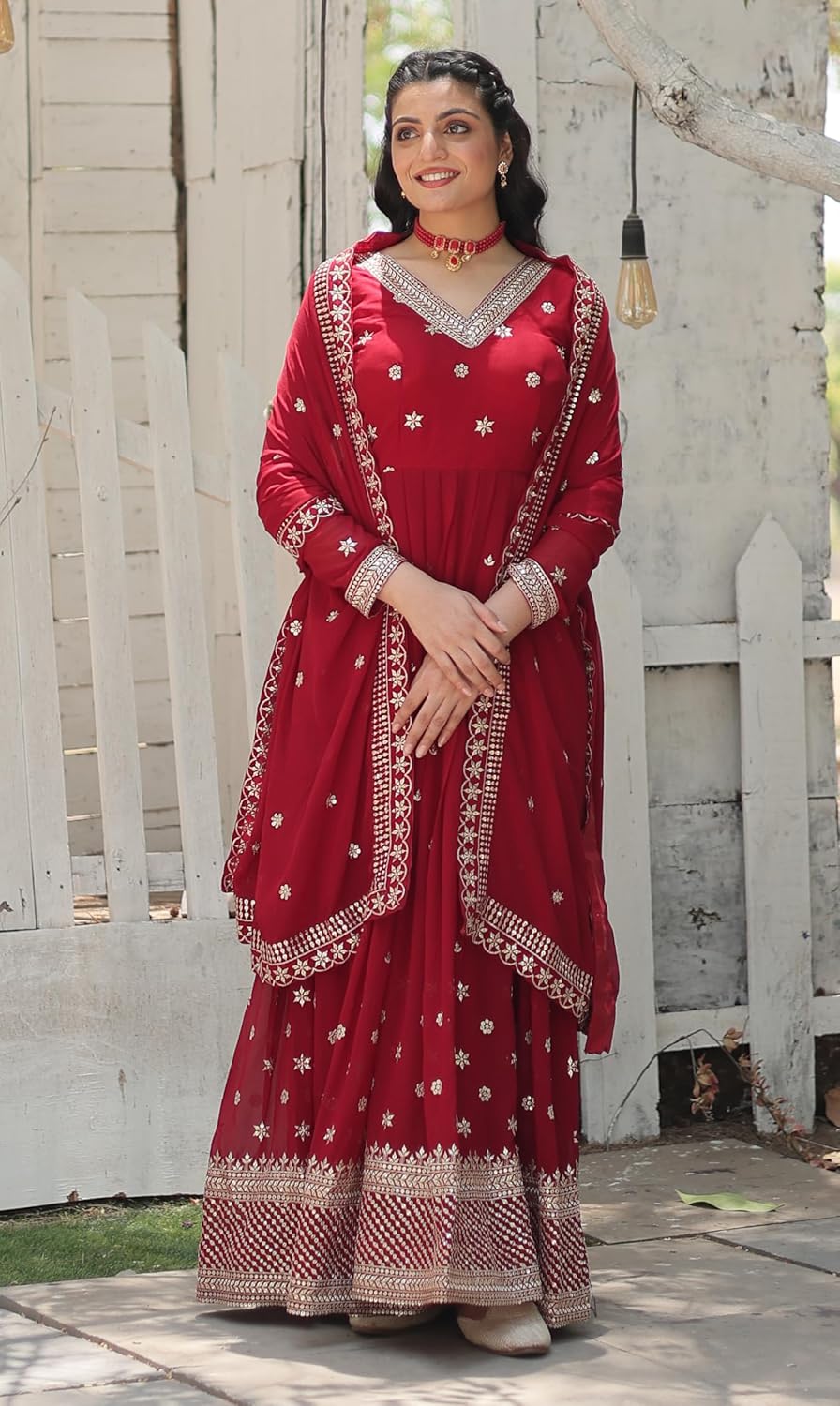 Three Piece Party Gown ছবি 7