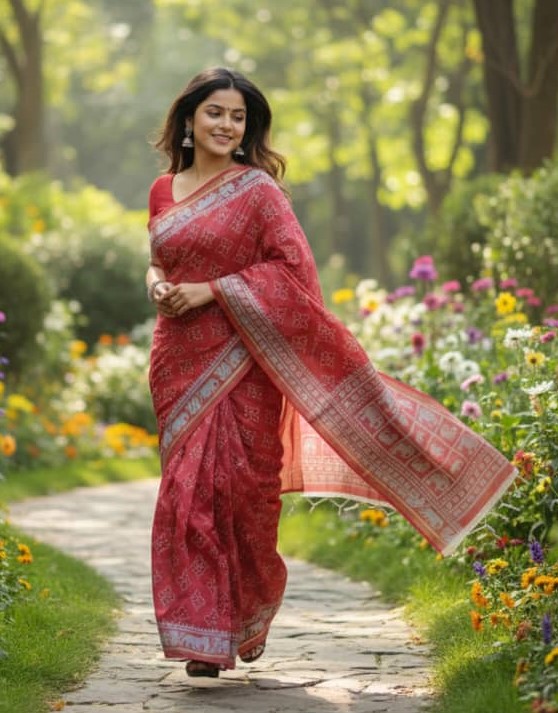 Kaftan Silk Sharee ছবি 11