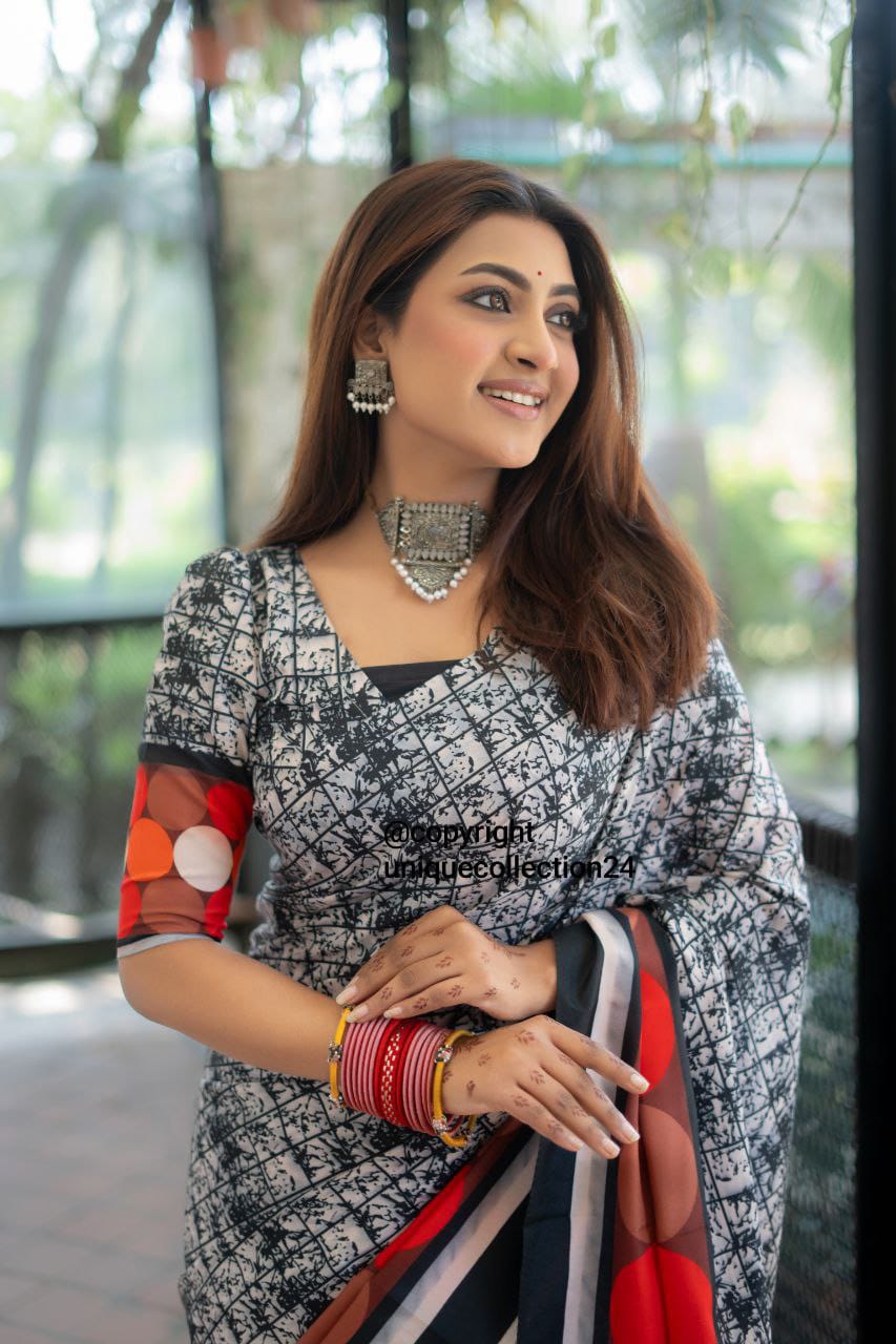 Eid Sharee with Blouse Piece ছবি 2