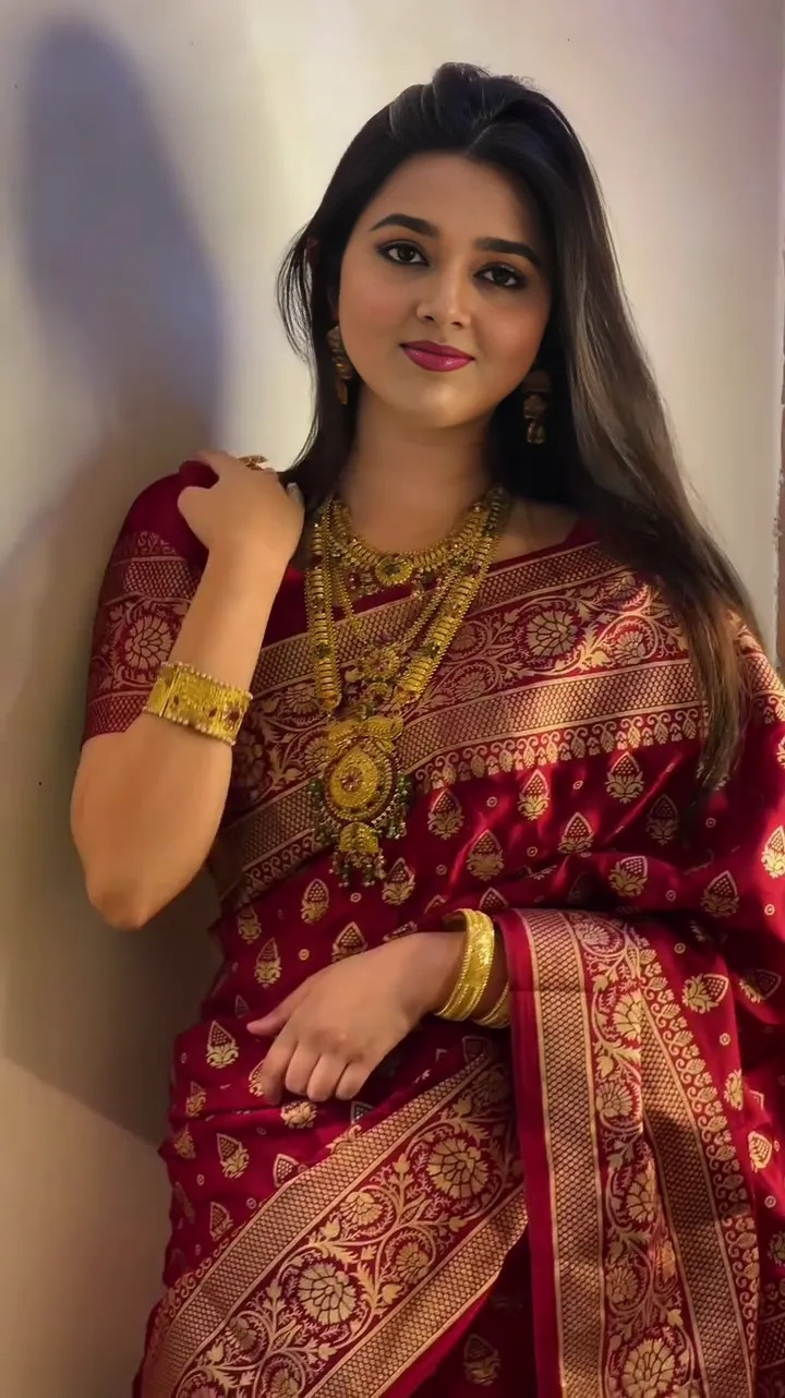 Japani Silk Sharee with Blouse Piece ছবি 18