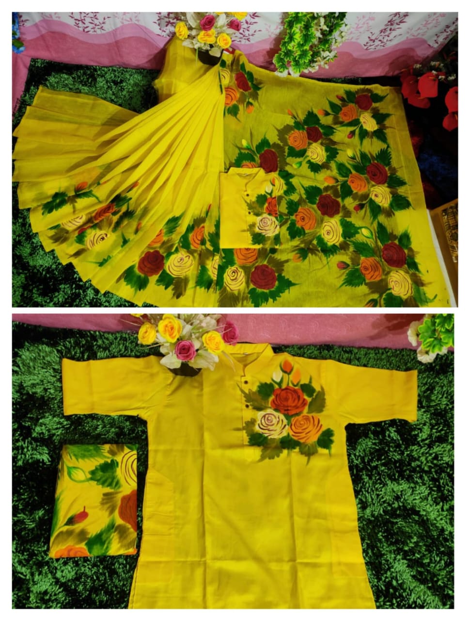 Exclusive Design Hand Print Couple Dress For Sweet Couple ছবি 12