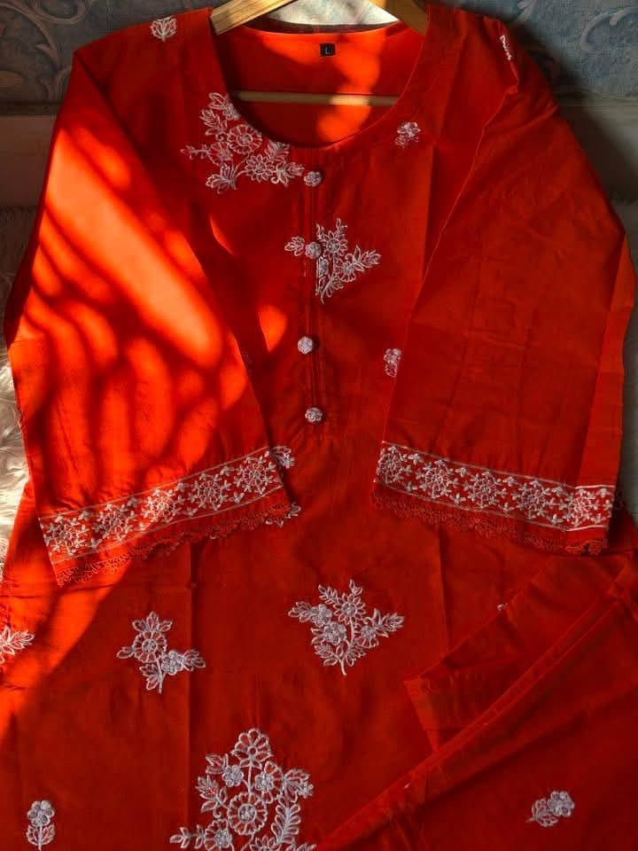 Embroidery Cotton Co-Ord Set ছবি 2