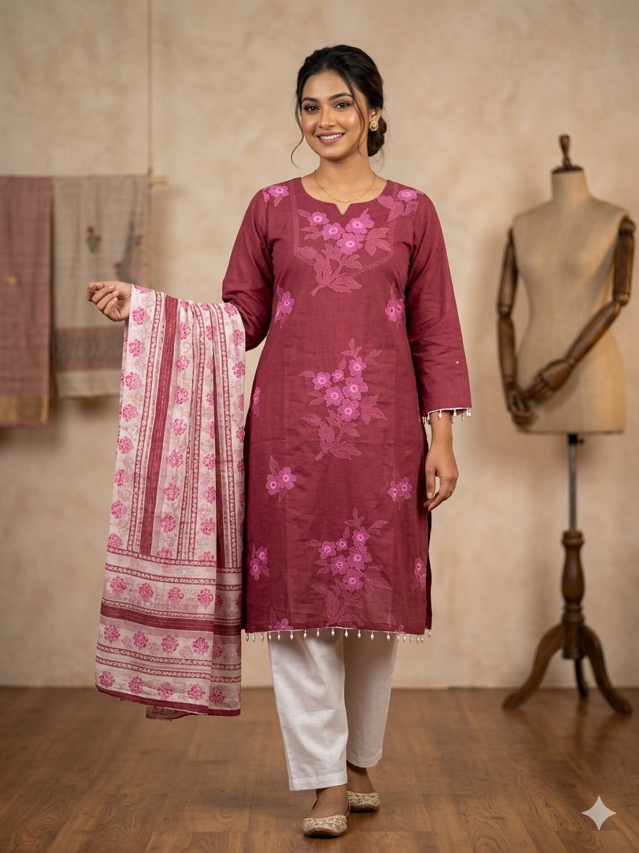 ReadyMade Printed Three Piece ছবি 7