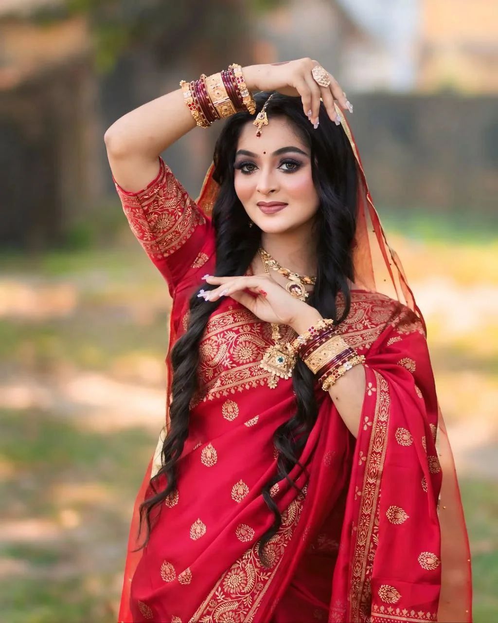 Japani Silk Skin Print Sharee with Blouse Piece ছবি 5