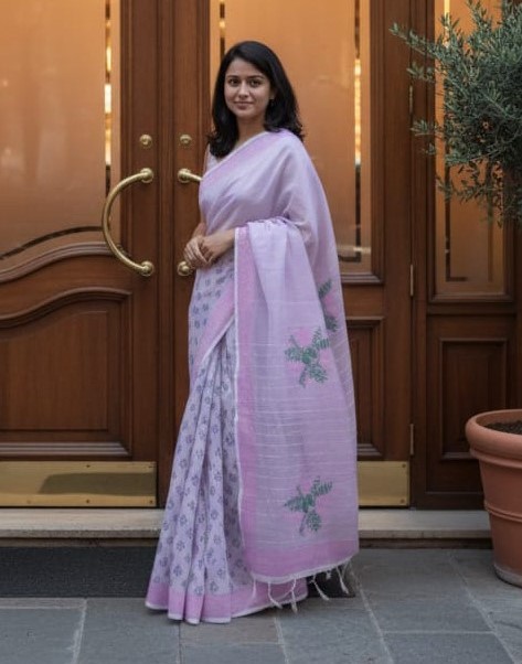 Half Silk Sharee ছবি 7