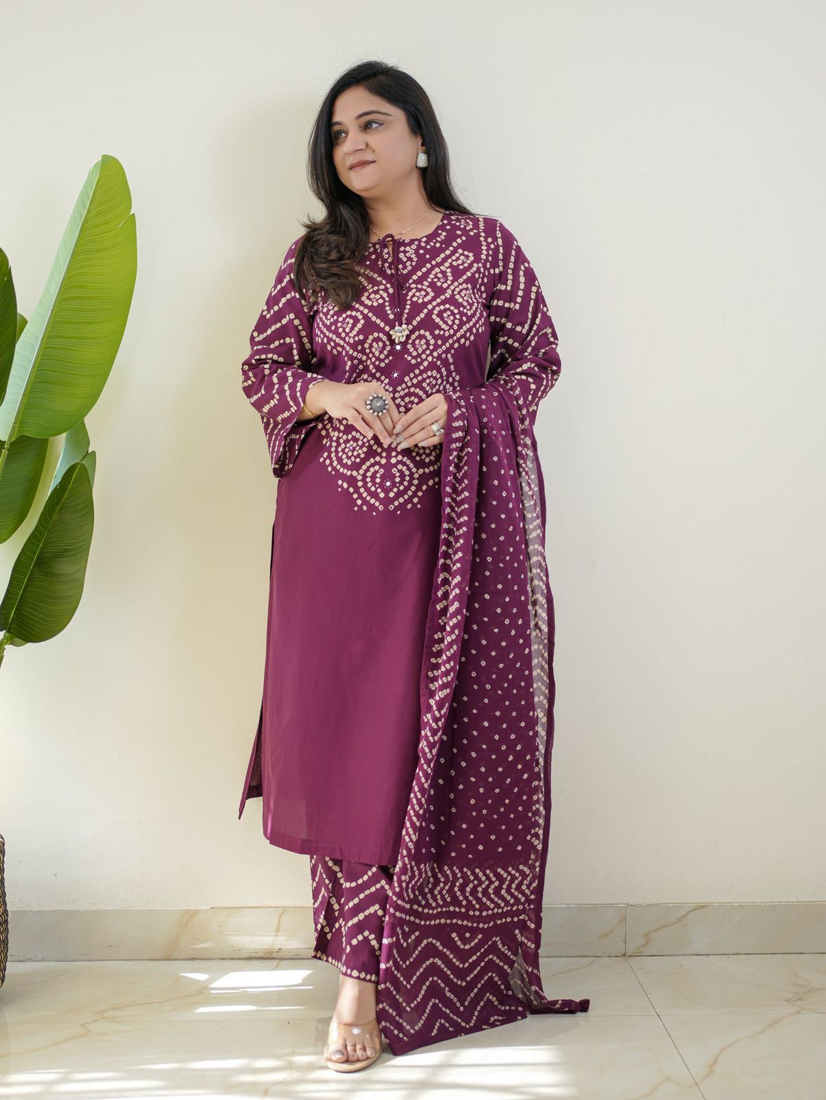 Cunri Print Three Piece