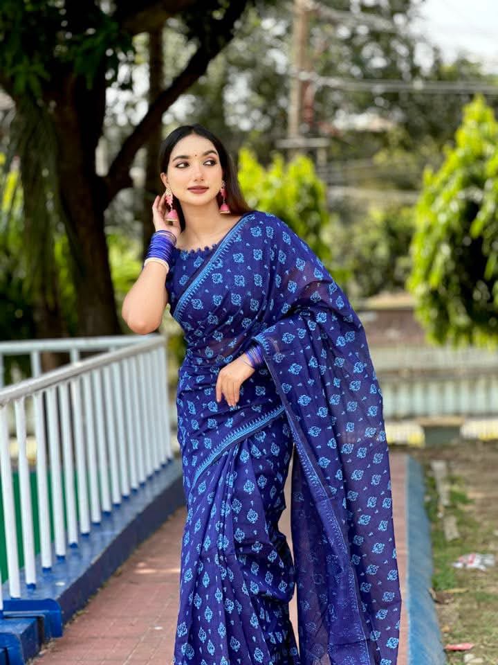 Arong Cotton Sharee ছবি 14