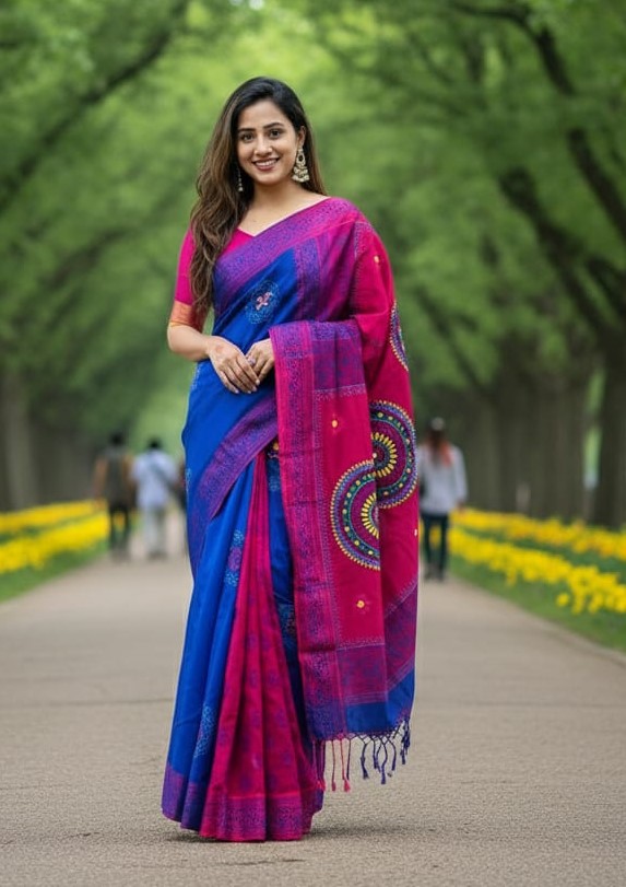 Premium Dhupiyan Silk Sharee ছবি 20