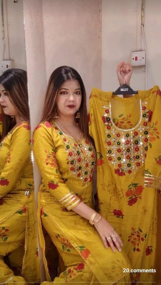 নায়রা কাট থ্রি পিস