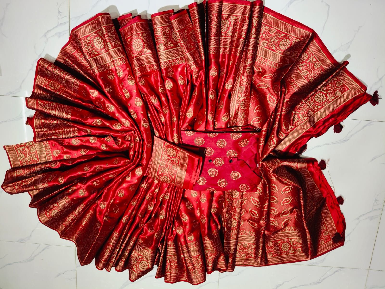 Sharee Panjabi Couple with Blouse Piece ছবি 6