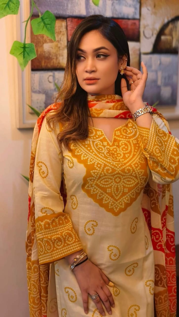 লিলেন থ্রি পিস ছবি 3