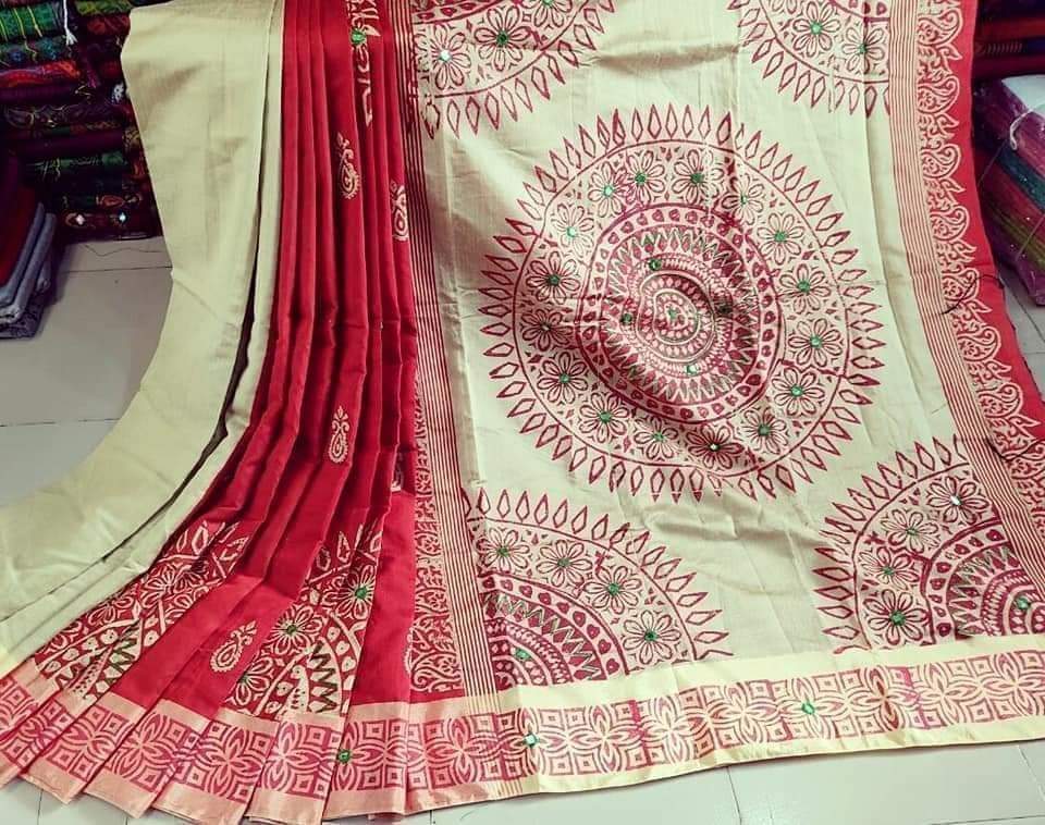 এমব্রয়ডাড়ী ধুপিয়ানসিল্ক শাড়ী ছবি 15