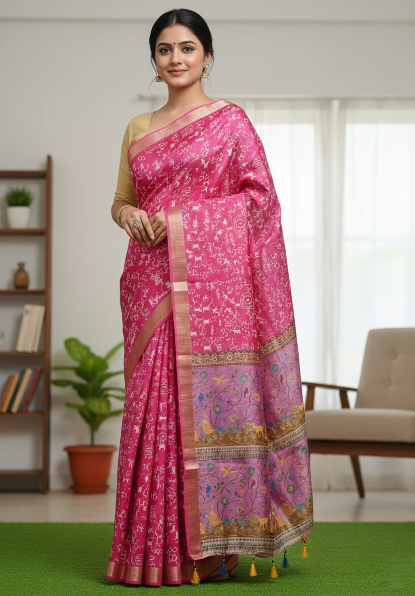 Kaftan Silk Sharee ছবি 9