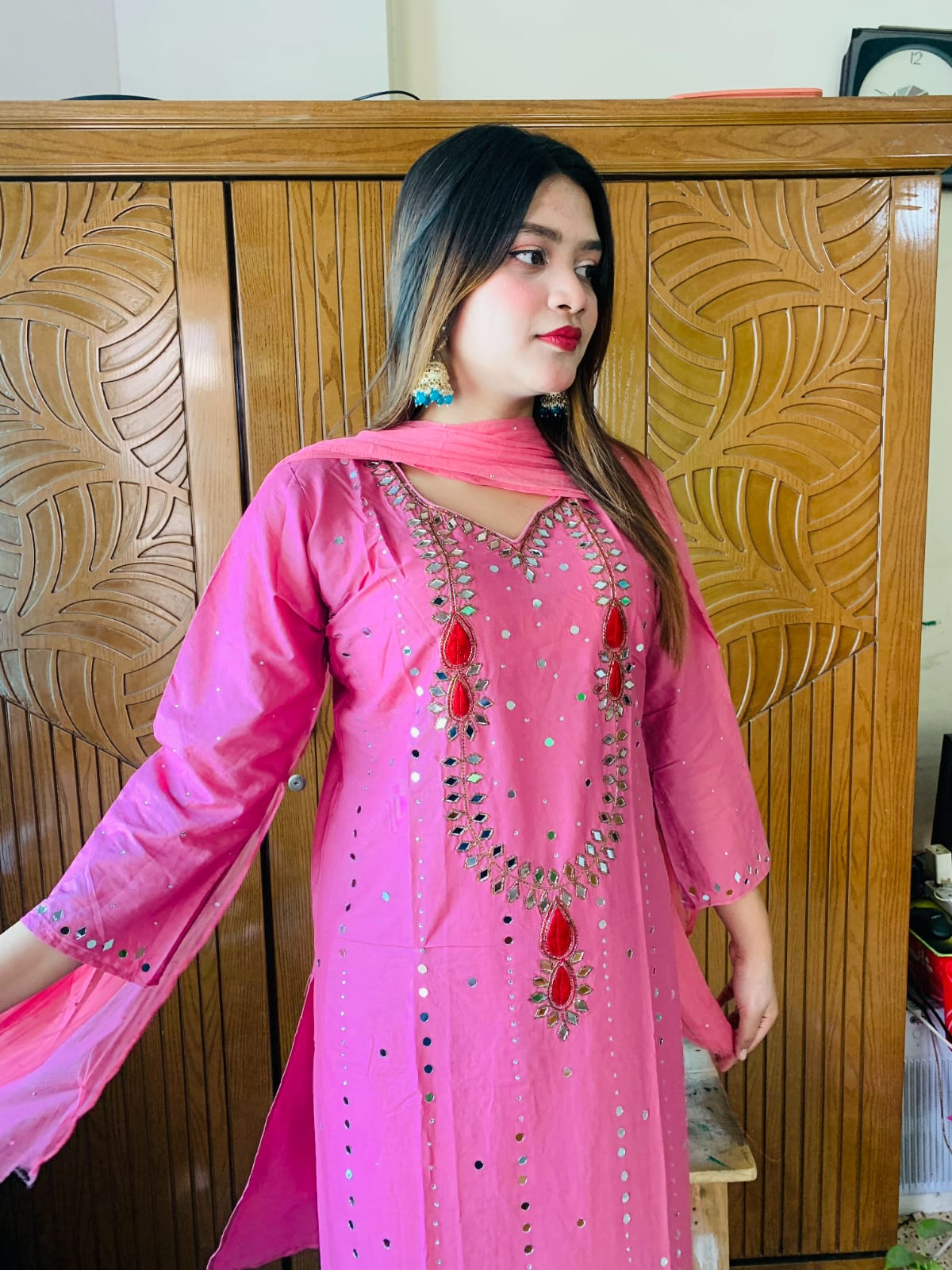 কারচুপি  থ্রি পিস