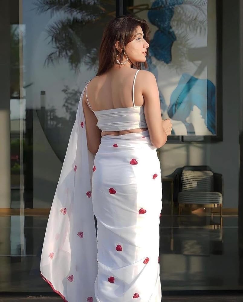 Premium Jorjet Embroidery Sharee
