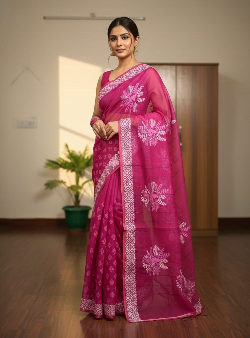 Half Silk Sharee ছবি 2