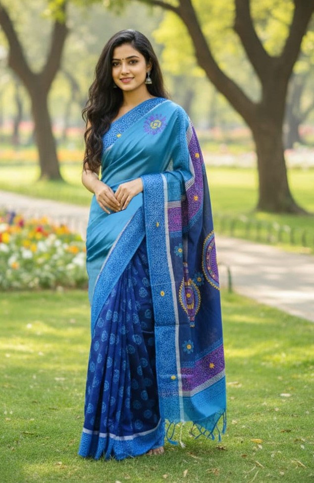 Premium Dhupiyan Silk Sharee ছবি 9