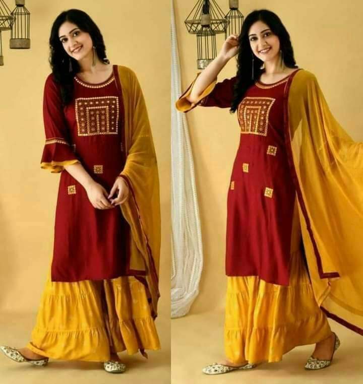 সৃজা এম্বোডারি গারারা থ্রি পিস কালেকশন