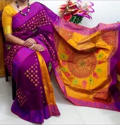 ধুপিয়ান সিল্ক শাড়ি ছবি 3