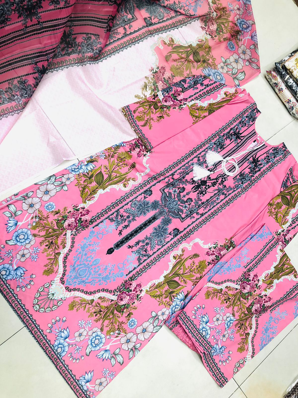 Digital Print Three Piece