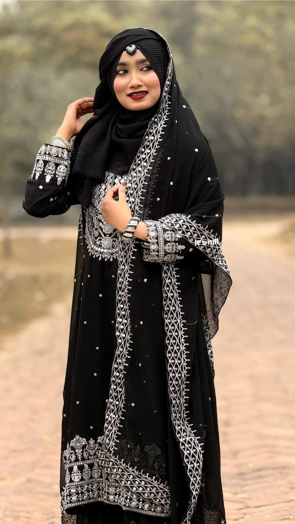Soft Jorjet With sequence embroidery Three Piece