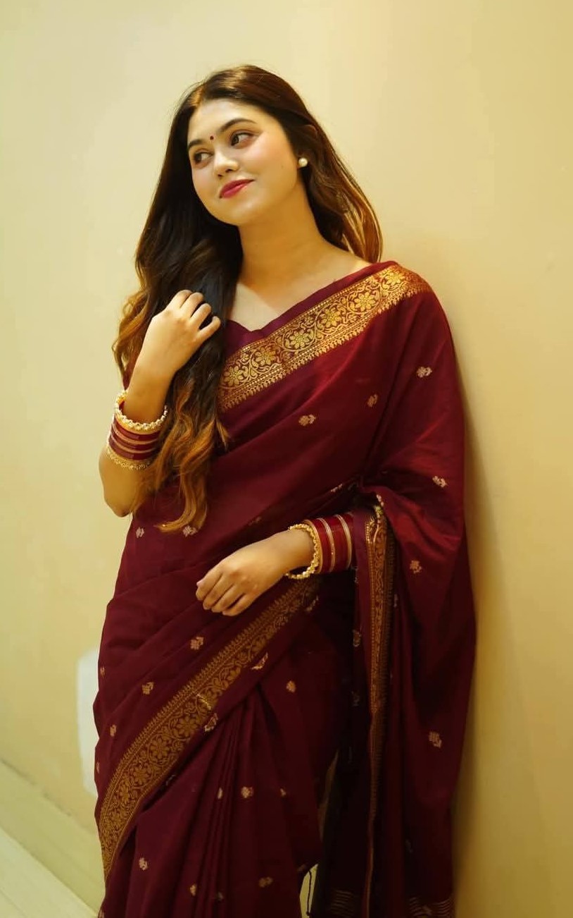 Premium Sharee with Blouse Piece ছবি 16