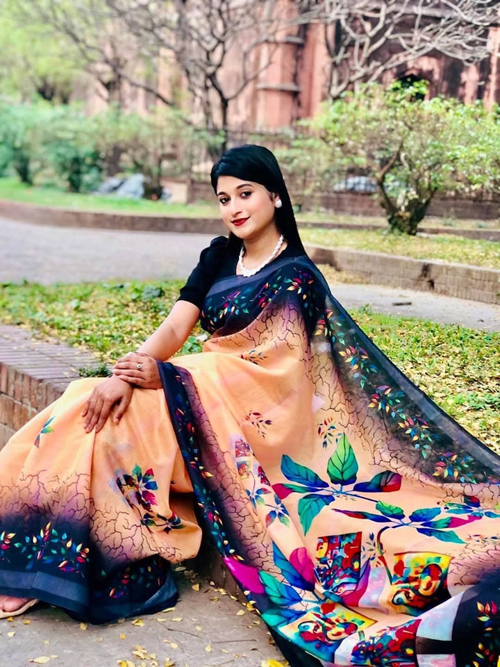 Chanderi silk sharee ছবি 5