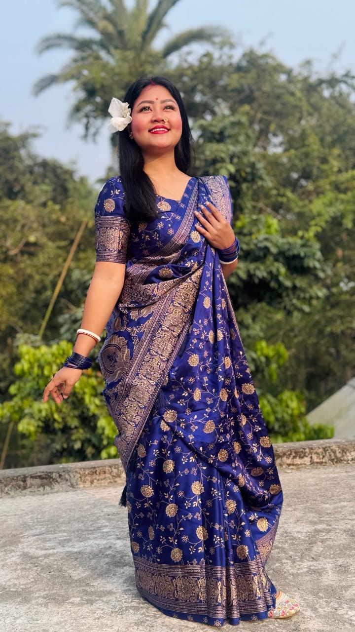 Japani Silk Sharee with Blouse Piece