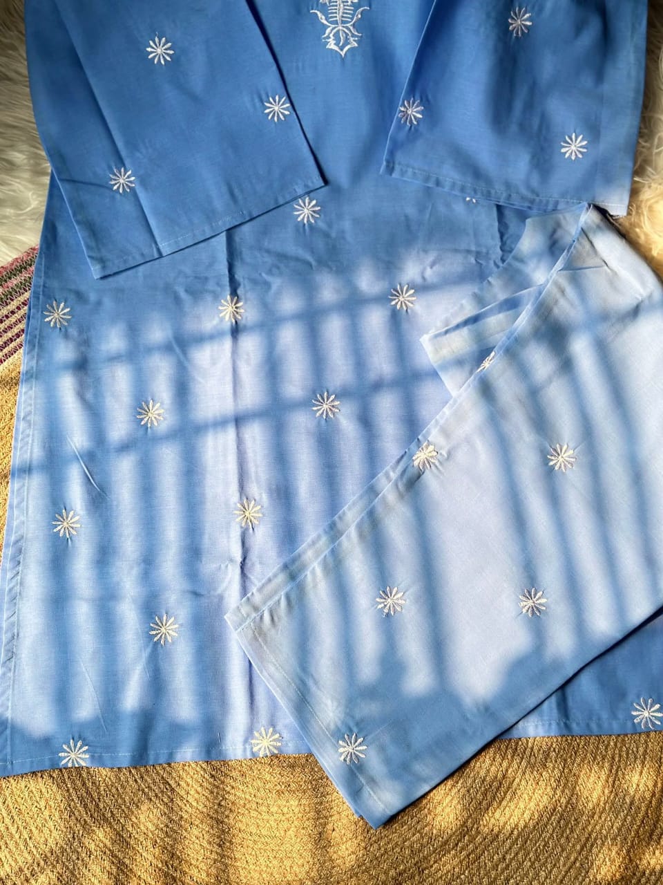 Embroidery Cotton Co-Ord Set