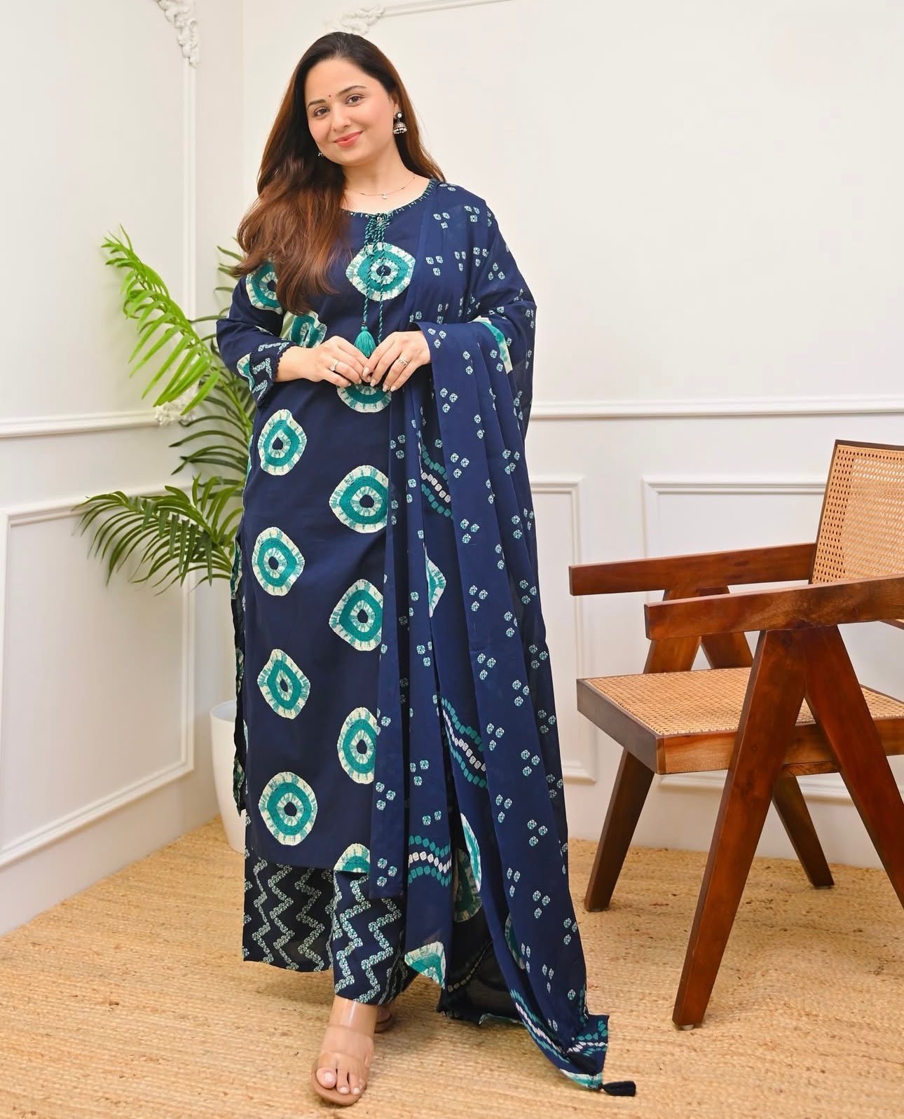 Cunri Print Three Piece