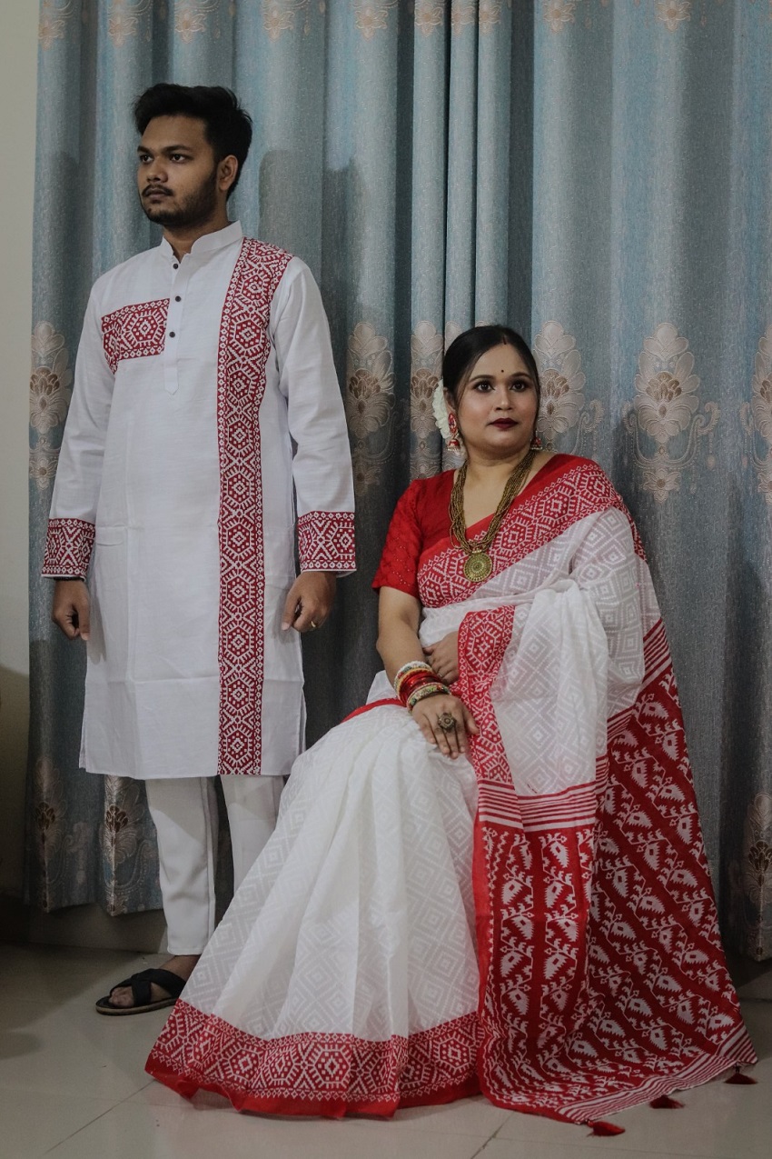 Sharee Panjabi Couple Set ছবি 18