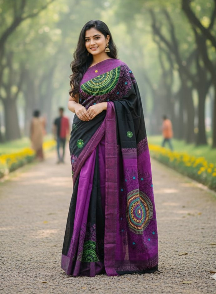 Premium Dhupiyan Silk Sharee ছবি 17