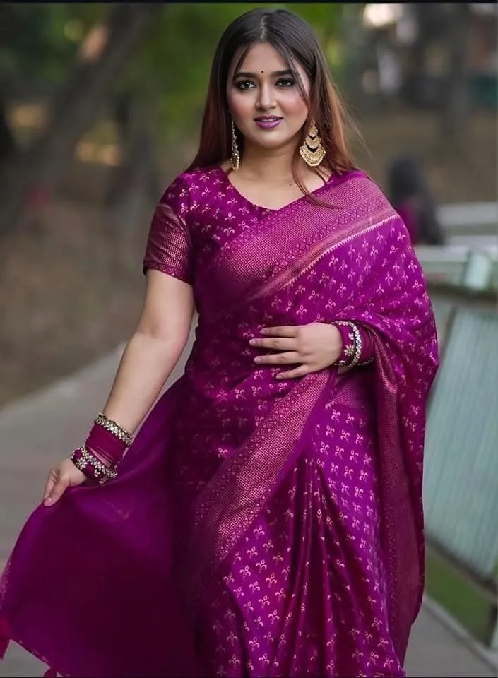 Japani Silk Sharee with Blouse Piece ছবি 18