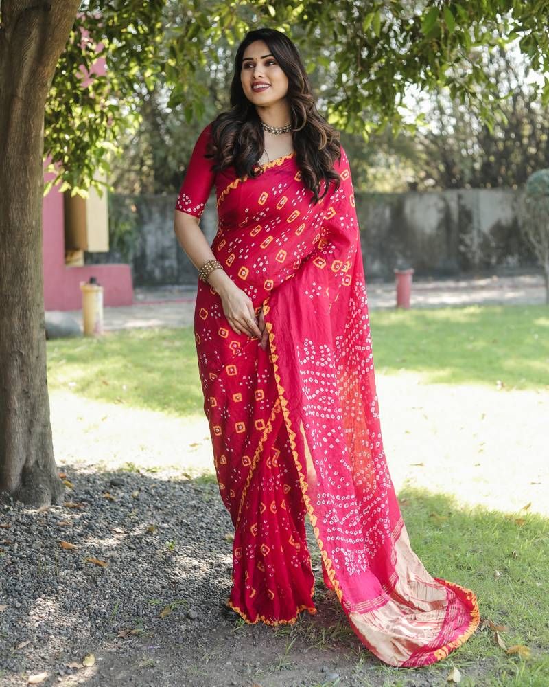 Chanduri Silk Sharee