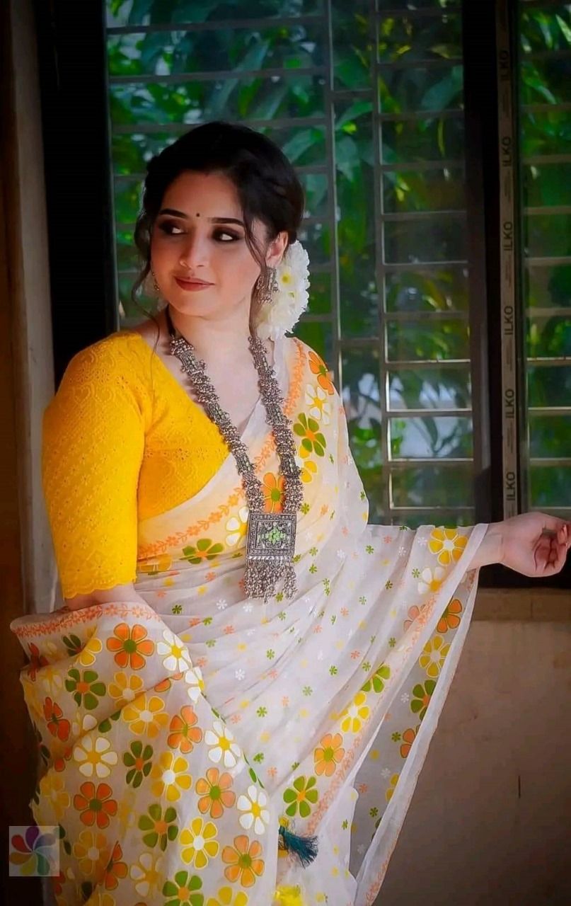 Skin Print Resmi Silk Sharee with Blouse Piece ছবি 2