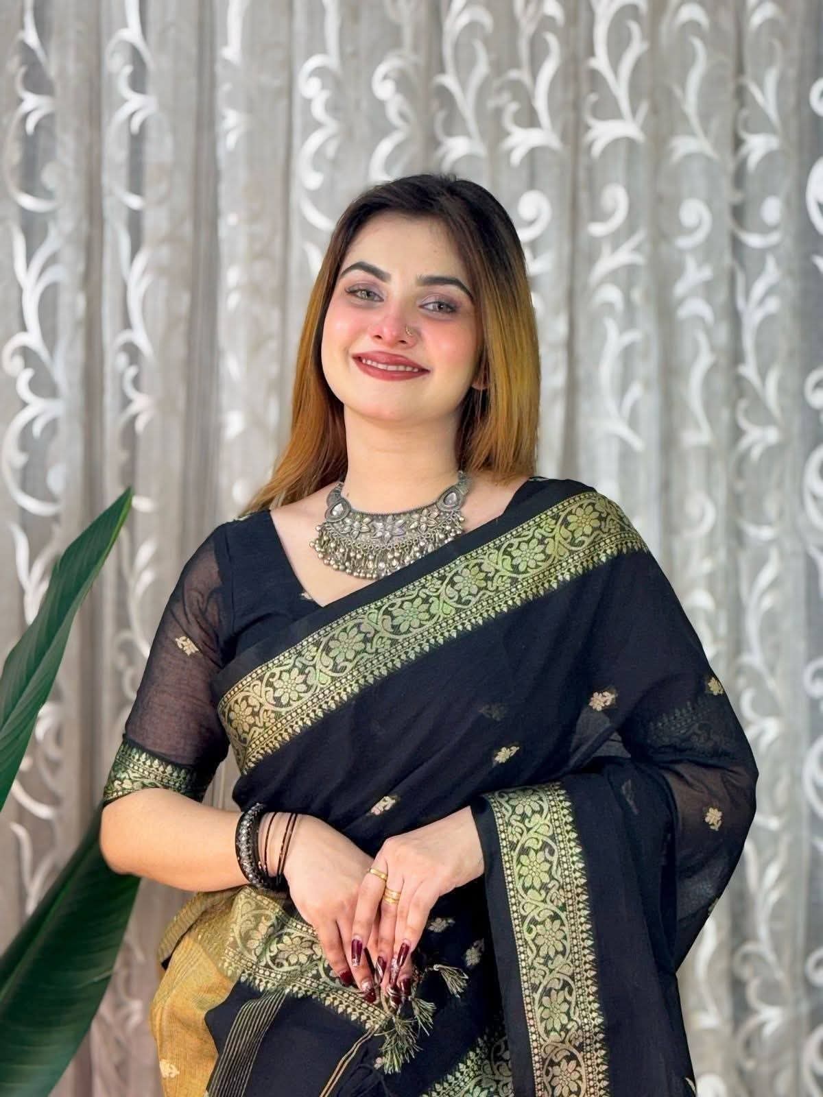 Premium Sharee with Blouse Piece ছবি 5