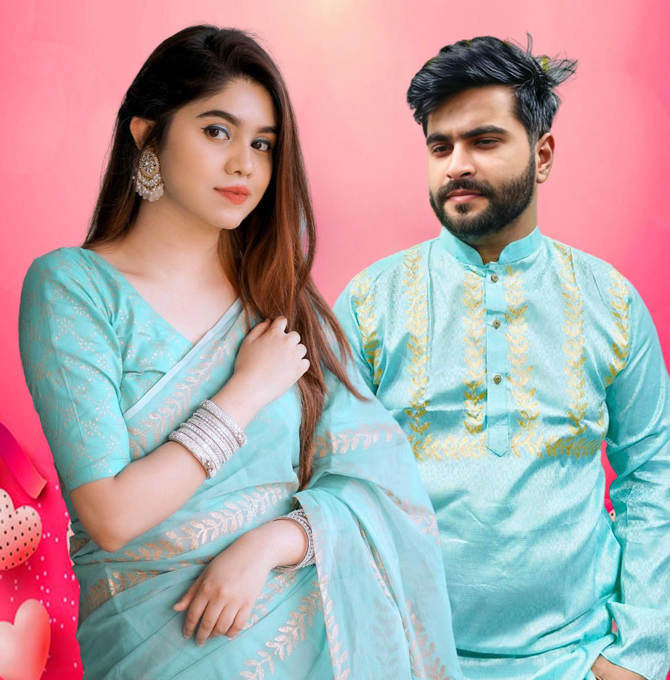 Sharee Panjabi Couple Set ছবি 9
