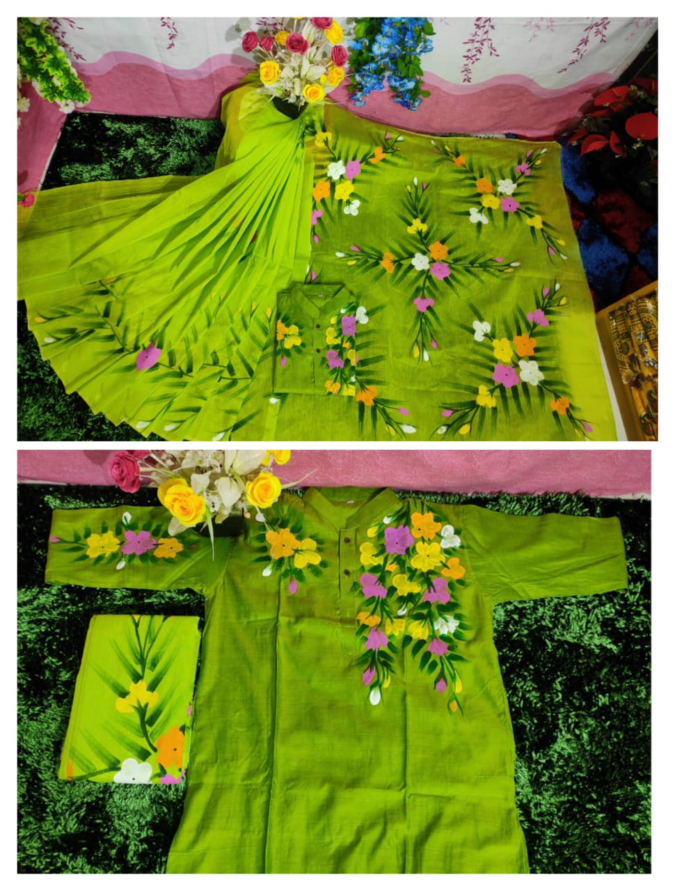 Exclusive Design Hand Print Couple Dress For Sweet Couple ছবি 13