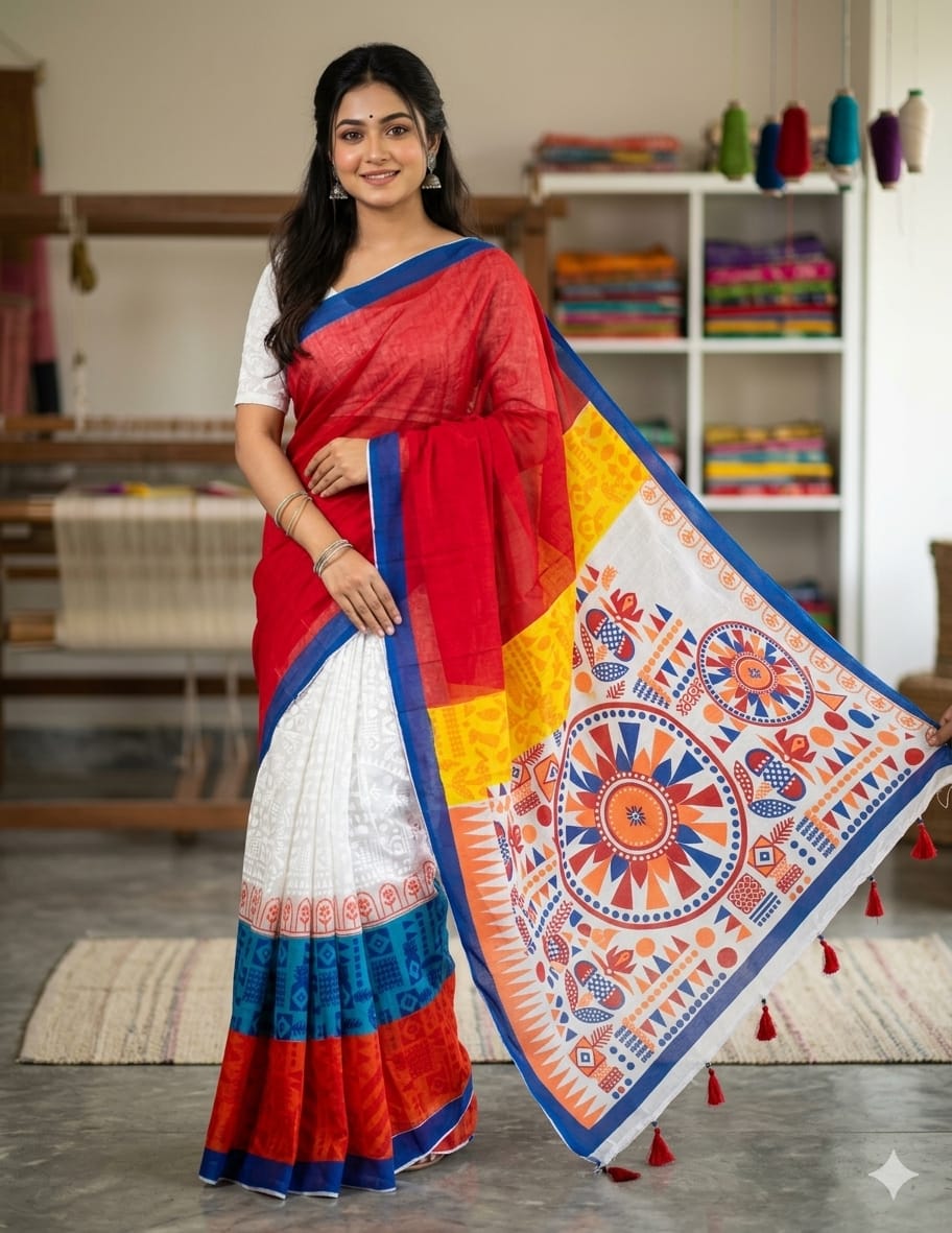 Boishakhi Sharee Collection (With Blouse Piece ছবি 11