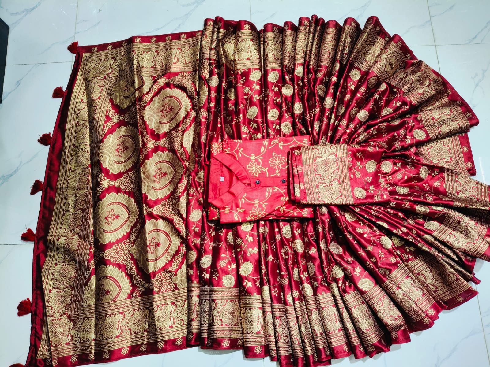 Sharee Panjabi Couple with Blouse Piece ছবি 14