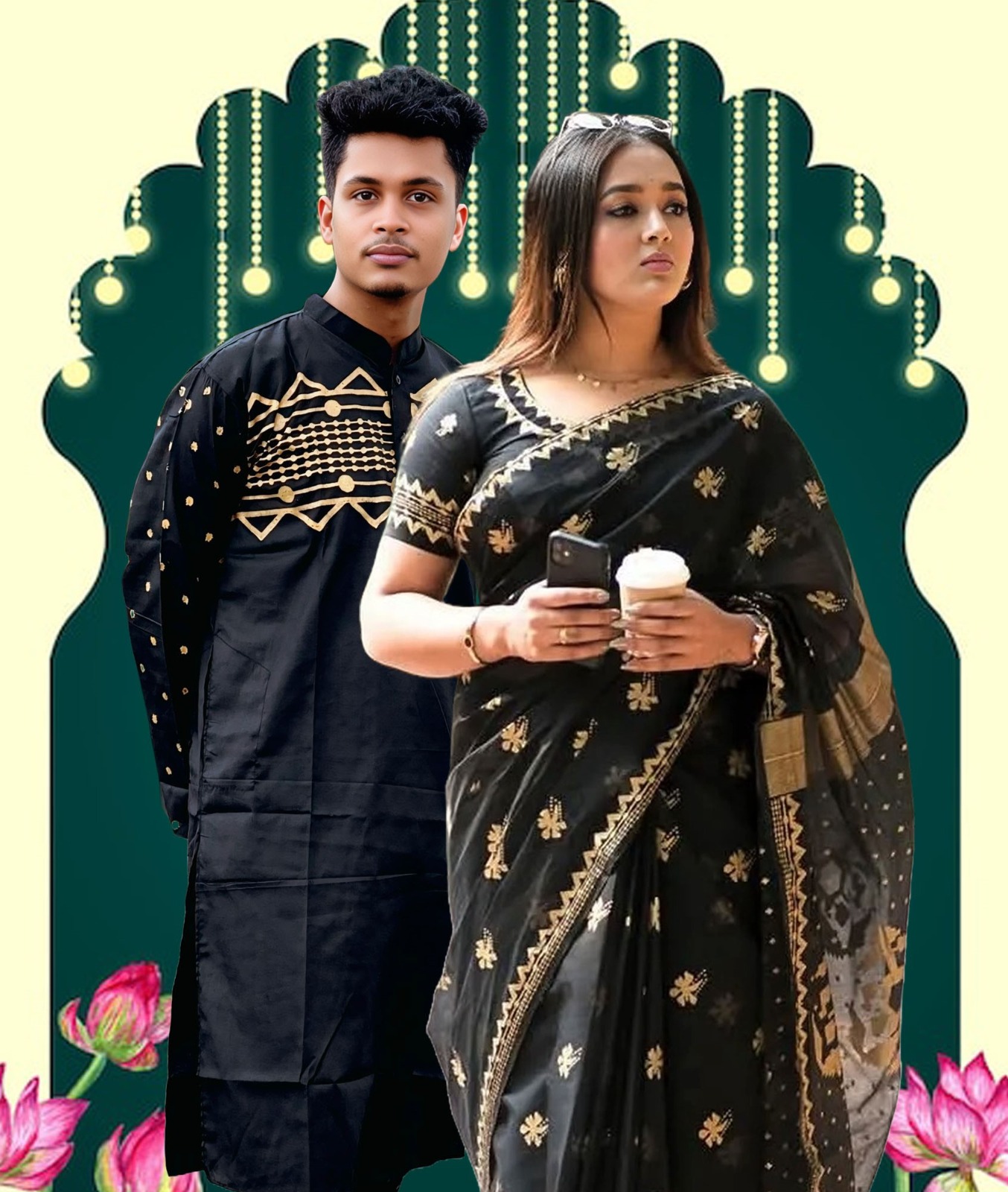 Sharee Panjabi Couple Set ছবি 10