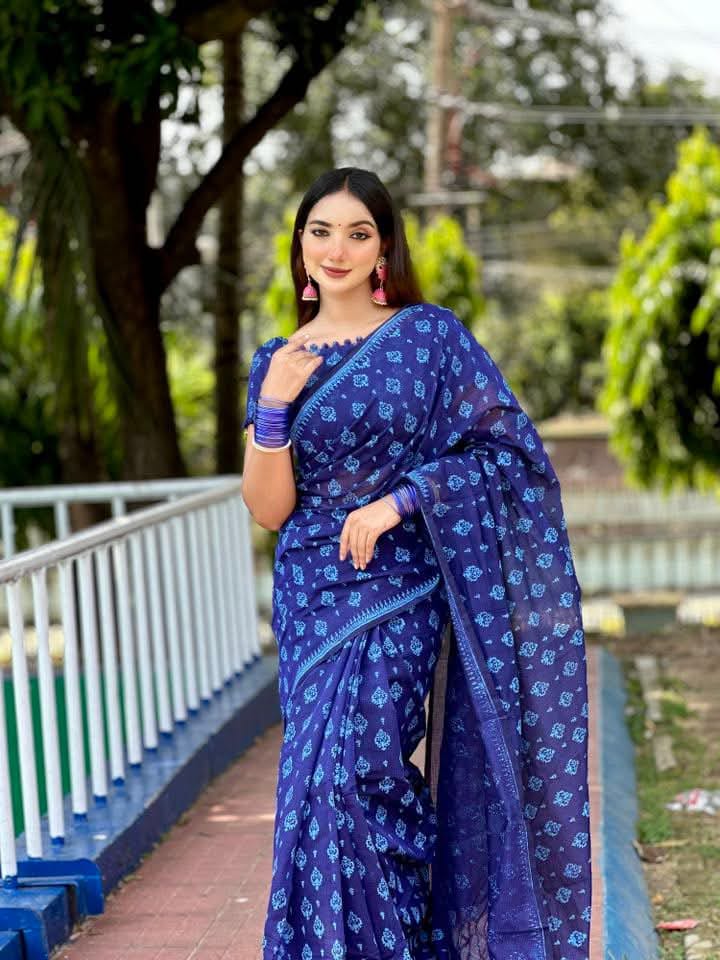 Arong Cotton Sharee ছবি 10