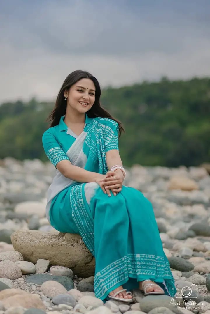 Chanderi silk sharee ছবি 5