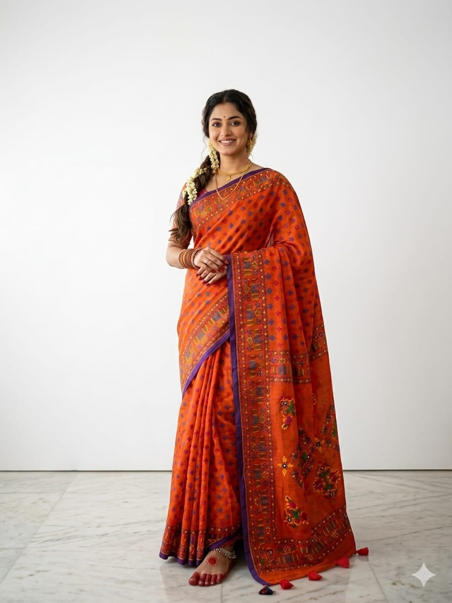 Tangail Batik Sharee
