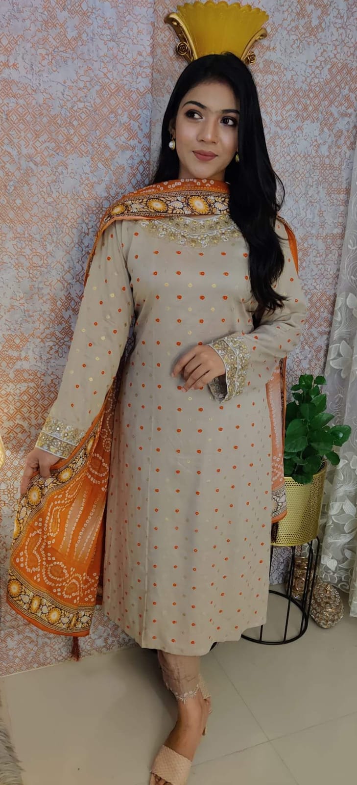 Kamij lilan emborder kaj + skin pint ছবি 3