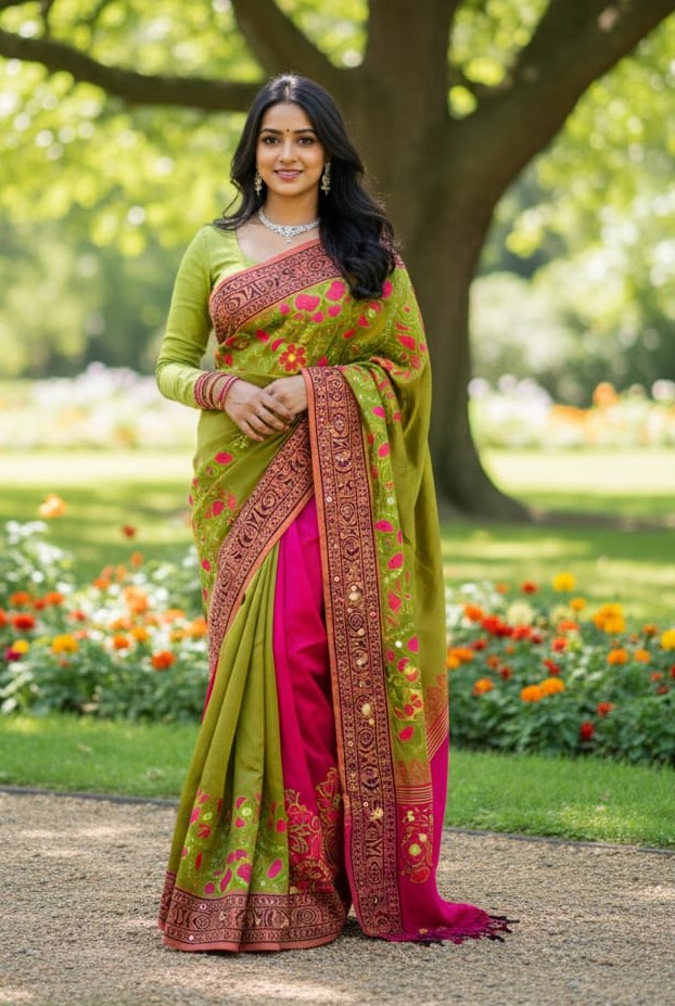 Premium Dhupiyan Silk Sharee ছবি 4