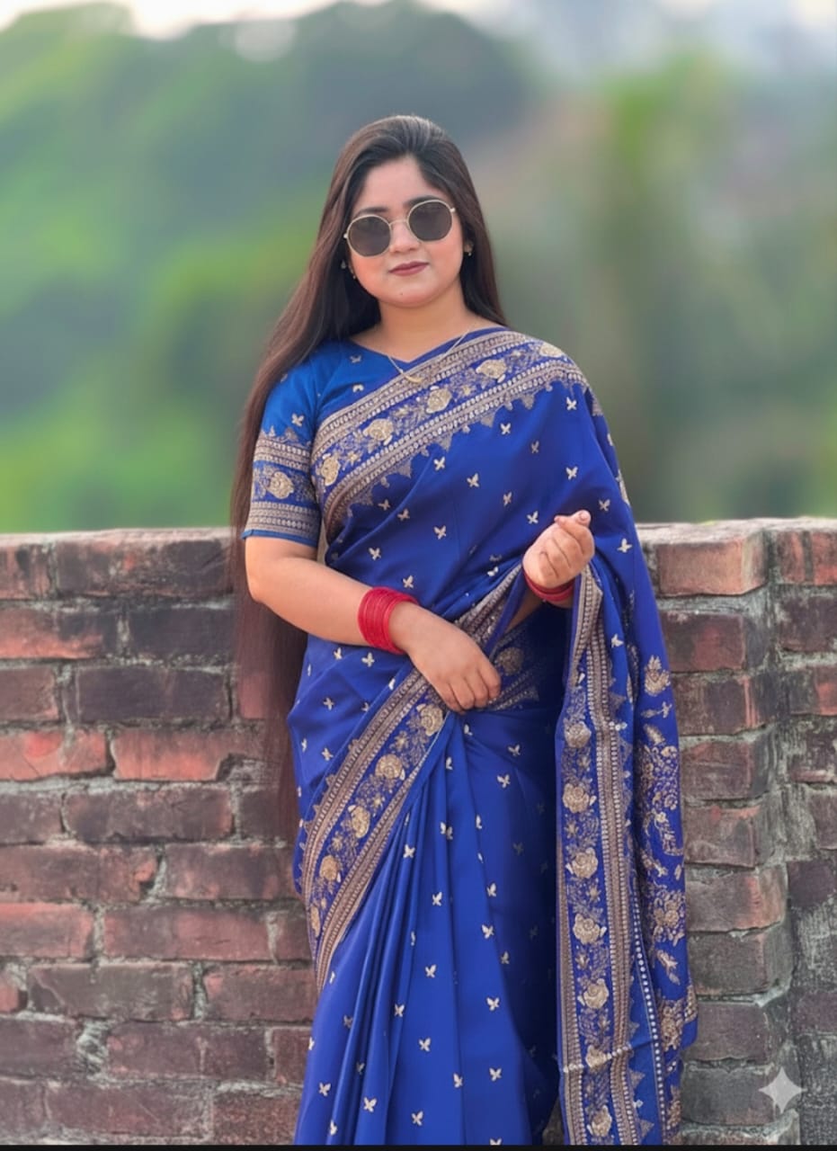 Japani Silk Sharee with Blouse Piece
