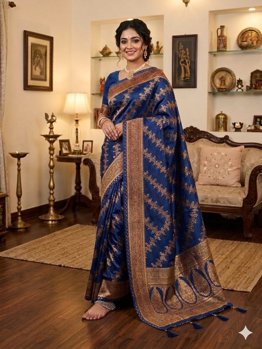 Japani Silk Sharee with Blouse Piece